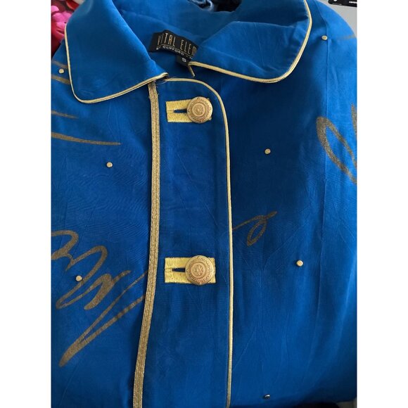Vintage Vital Elements NY Resort Jacket - Small - Ornate Gold accents - Picture 5 of 12
